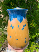 Load image into Gallery viewer, Crystalline Pottery Decorative Jar or Vase with Lid
