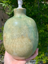 Load image into Gallery viewer, Ceramic Soap Dispenser Crystalline Glazed Extra Large Soap Pump
