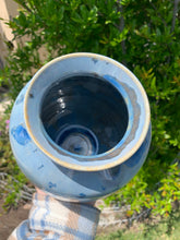 Load image into Gallery viewer, Crystalline Pottery Decorative Jar or Vase with Lid

