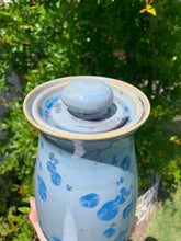 Load image into Gallery viewer, Crystalline Pottery Decorative Jar or Vase with Lid

