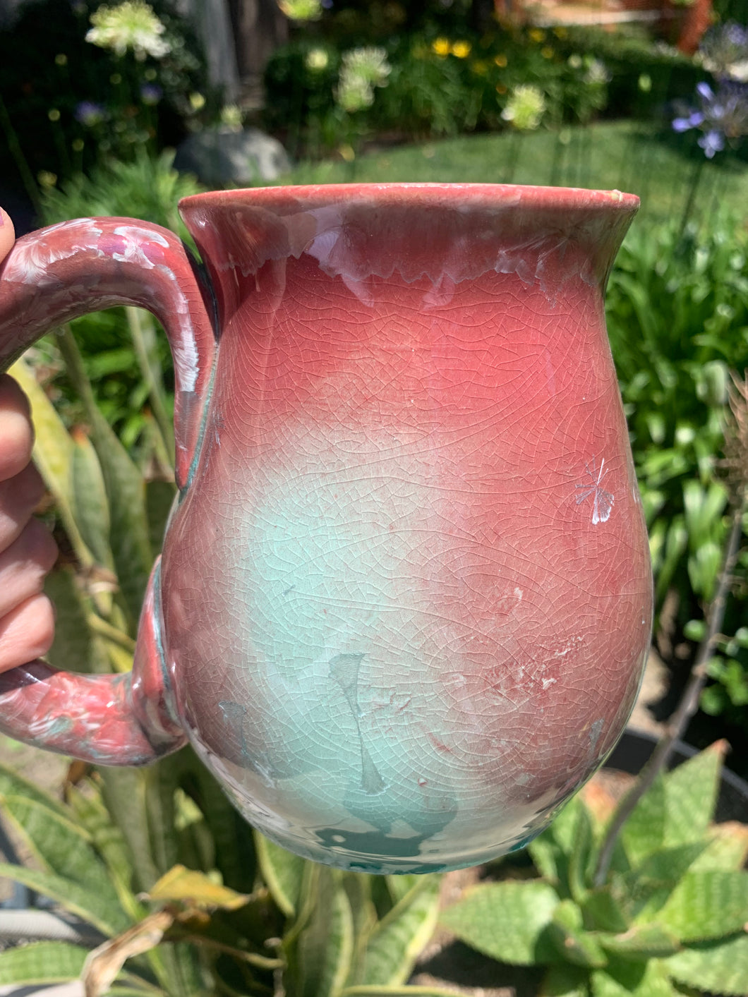 Large Crystalline Glazed Mug - 24 oz