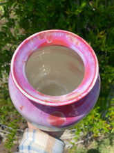Load image into Gallery viewer, Crystalline Pottery Decorative Jar or Vase with Lid
