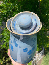 Load image into Gallery viewer, Crystalline Pottery Decorative Jar or Vase with Lid
