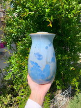 Load image into Gallery viewer, Crystalline Pottery Decorative Jar or Vase with Lid
