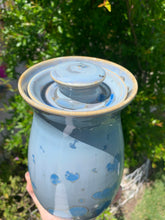 Load image into Gallery viewer, Crystalline Pottery Decorative Jar or Vase with Lid
