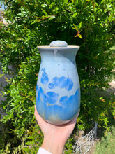 Load image into Gallery viewer, Crystalline Pottery Decorative Jar or Vase with Lid
