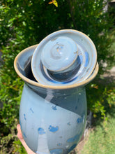 Load image into Gallery viewer, Crystalline Pottery Decorative Jar or Vase with Lid
