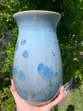 Load image into Gallery viewer, Crystalline Pottery Decorative Jar or Vase with Lid
