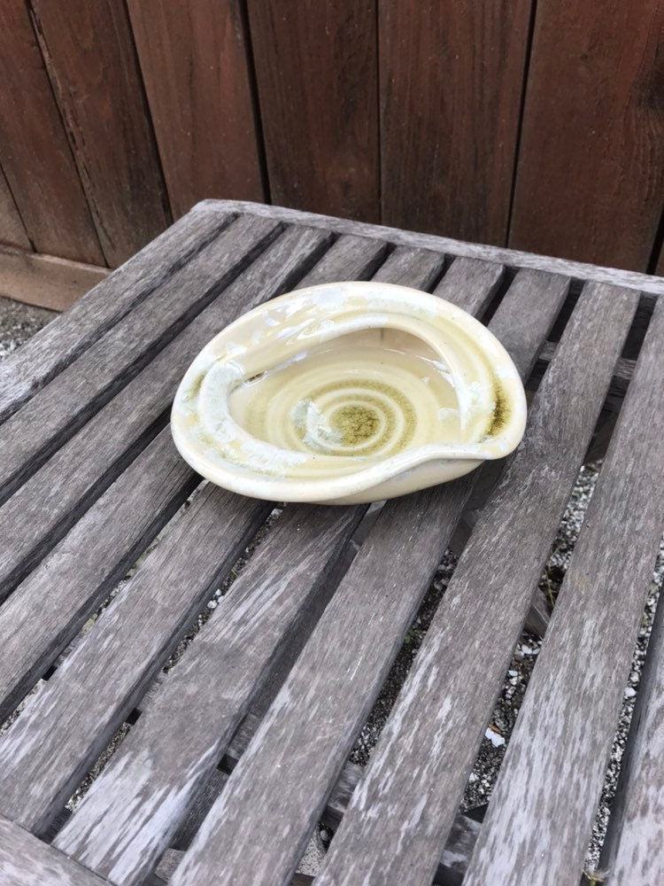 Dish for Keys Jewelry or Trinkets Handmade Ceramic Decorative Dish Crystalline Glazed