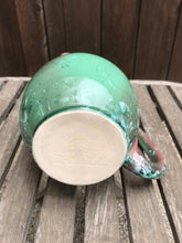 Load image into Gallery viewer, Ceramic Pitcher Crystalline Pottery Handmade Mauve and Teal
