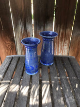 Load image into Gallery viewer, Handmade Pottery Vases Set of 2 Ceramic Crystalline Glazed Decor
