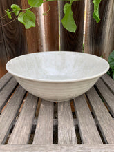 Load image into Gallery viewer, Crystalline Glazed Decorative Fruit Bowl Handmade White Crystals
