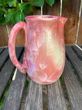Load image into Gallery viewer, Ceramic Pitcher Crystalline Pottery Handmade Medium 30 oz Serving Pitcher
