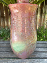 Load image into Gallery viewer, Crystalline Pottery Decorative Jar or Vase with Lid

