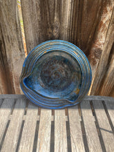 Load image into Gallery viewer, Decorative Multiple Rim Bowl Handmade Pottery Crystalline Glazed
