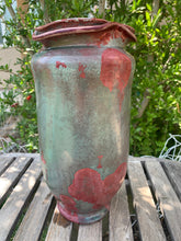 Load image into Gallery viewer, Crystalline Pottery Vase Handmade Decorative Flower Vase
