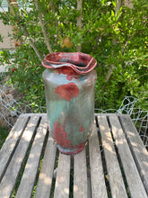 Load image into Gallery viewer, Crystalline Pottery Vase Handmade Decorative Flower Vase
