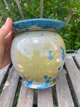 Load image into Gallery viewer, Crystalline Pottery Small Vase Handmade Decorative Flower Vase
