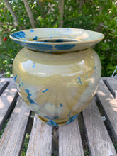Load image into Gallery viewer, Crystalline Pottery Small Vase Handmade Decorative Flower Vase
