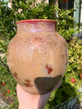Load image into Gallery viewer, Crystalline Pottery Vase Handmade Decorative Flower Vase
