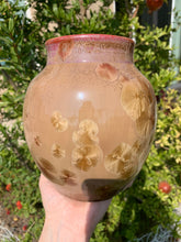 Load image into Gallery viewer, Crystalline Pottery Vase Handmade Decorative Flower Vase
