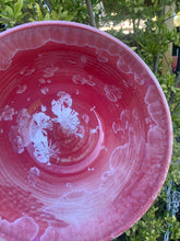 Load image into Gallery viewer, Crystalline Glazed Decorative Bowl Handmade Decor or Serving Bowl
