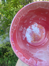 Load image into Gallery viewer, Crystalline Glazed Decorative Bowl Handmade Decor or Serving Bowl
