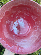 Load image into Gallery viewer, Crystalline Glazed Decorative Bowl Handmade Decor or Serving Bowl
