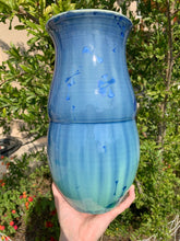 Load image into Gallery viewer, Crystalline Pottery Vase Handmade Decorative Flower Vase
