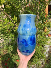 Load image into Gallery viewer, Crystalline Pottery Vase Handmade Decorative Flower Vase
