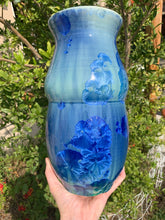 Load image into Gallery viewer, Crystalline Pottery Vase Handmade Decorative Flower Vase

