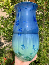 Load image into Gallery viewer, Crystalline Pottery Vase Handmade Decorative Flower Vase
