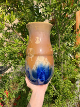 Load image into Gallery viewer, Crystalline Pottery Vase Handmade Decorative Flower Vase
