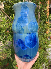 Load image into Gallery viewer, Crystalline Pottery Vase Handmade Decorative Flower Vase
