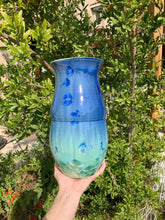 Load image into Gallery viewer, Crystalline Pottery Vase Handmade Decorative Flower Vase
