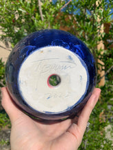 Load image into Gallery viewer, Ceramic Plant Pot Handmade Crystalline Glazed Medium Planter
