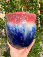 Load image into Gallery viewer, Ceramic Plant Pot Handmade Crystalline Glazed Medium Planter
