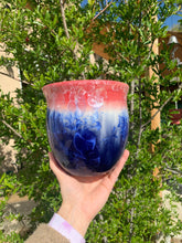 Load image into Gallery viewer, Ceramic Plant Pot Handmade Crystalline Glazed Medium Planter
