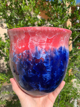 Load image into Gallery viewer, Ceramic Plant Pot Handmade Crystalline Glazed Medium Planter
