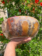 Load image into Gallery viewer, Fruit Bowl Crystalline Glazed Decorative Bowl Handmade Decor
