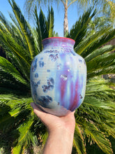 Load image into Gallery viewer, Crystalline Pottery Vase Handmade Decorative Flower Vase
