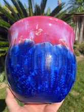 Load image into Gallery viewer, Ceramic Plant Pot Handmade Crystalline Glazed Large Planter
