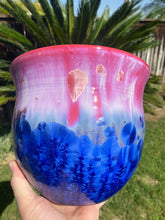 Load image into Gallery viewer, Ceramic Plant Pot Handmade Crystalline Glazed Large Planter
