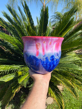 Load image into Gallery viewer, Ceramic Plant Pot Handmade Crystalline Glazed Large Planter
