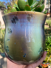 Load image into Gallery viewer, Crystalline Glazed Medium Plant Pot
