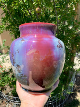 Load image into Gallery viewer, Crystalline Pottery Vase Handmade Decorative Flower Vase
