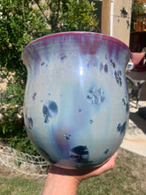 Load image into Gallery viewer, Ceramic Plant Pot Handmade Crystalline Glazed Large Planter
