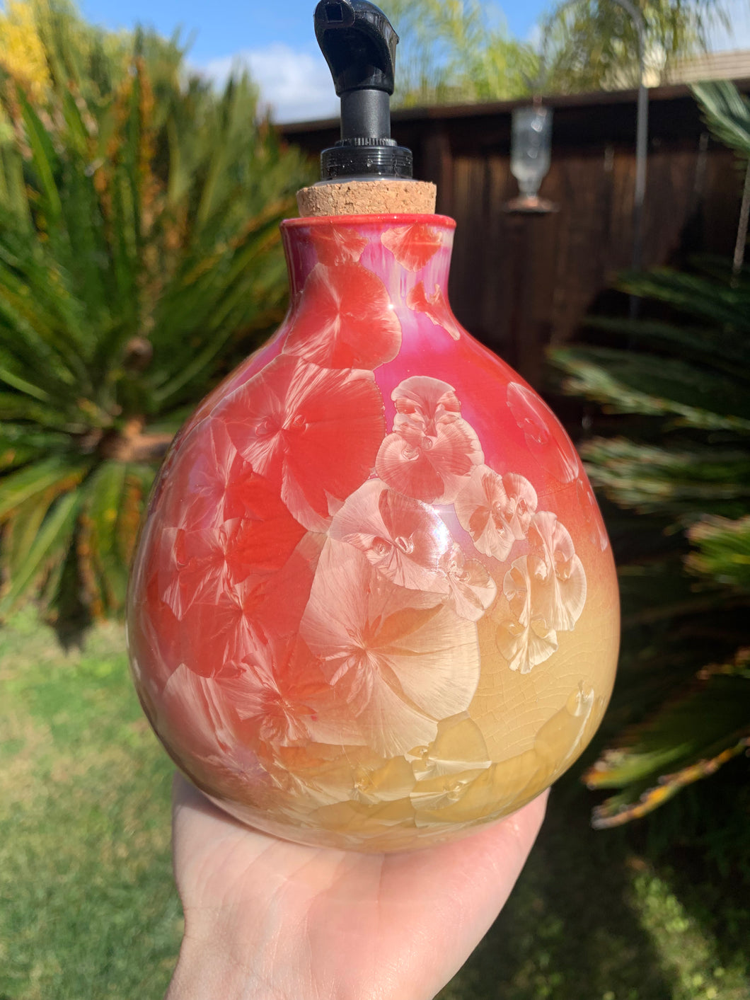 Crystalline Glazed Soap Dispenser