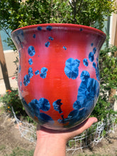 Load image into Gallery viewer, Ceramic Plant Pot Handmade Crystalline Glazed Large Planter
