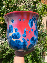 Load image into Gallery viewer, Ceramic Plant Pot Handmade Crystalline Glazed Large Planter
